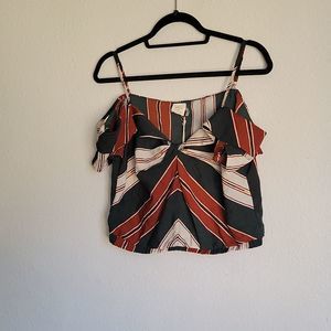 NWT BLUSH BJ croptop size M low vneck